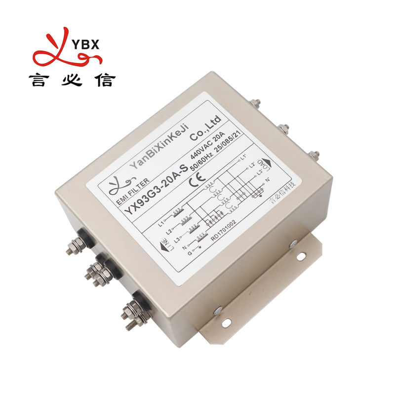 YX93G3 20A 3相EMIフィルター EMI電源フィルター VFD用