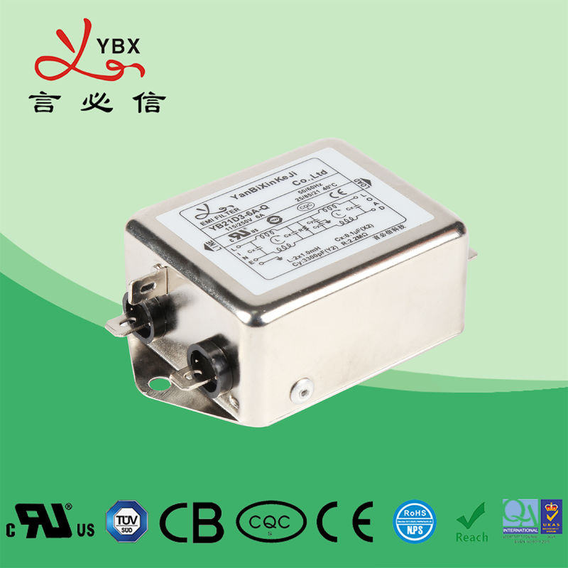 高められた減少を用いる10A 115V力EMI EMCフィルター単一フェーズ